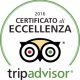 tripadvisor Certificato d'eccellenza 2016