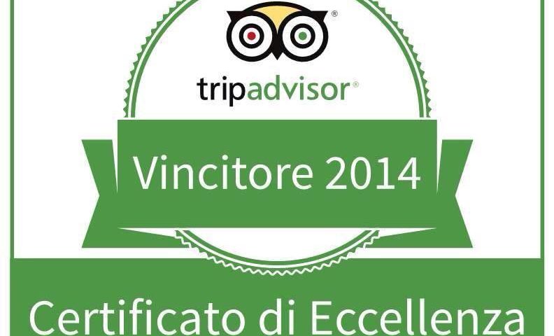 tripadvisor Certificato di Eccellenza 2014