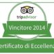 tripadvisor Certificato di Eccellenza 2014