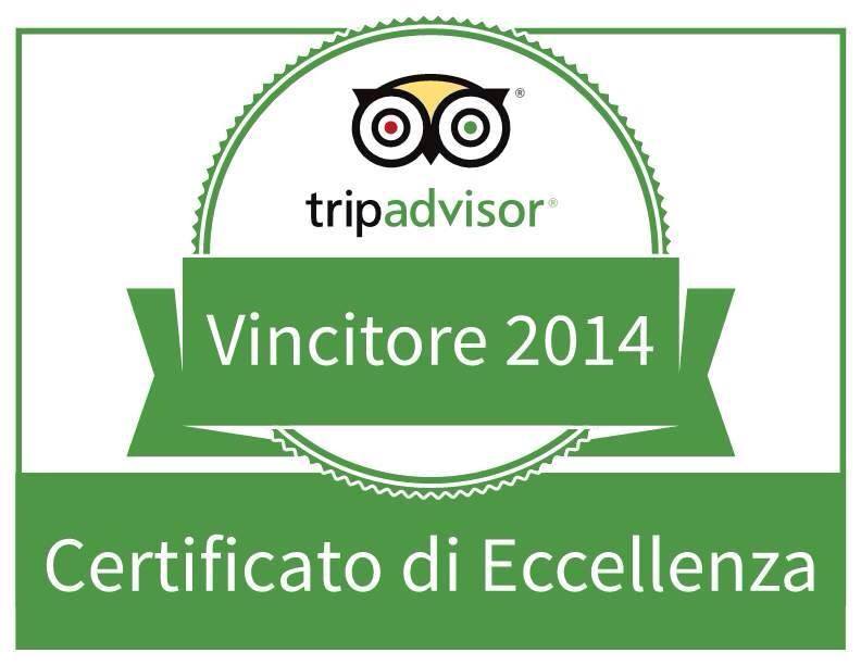 tripadvisor Certificato di Eccellenza 2014