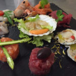 Antipasto di pesce crudo
