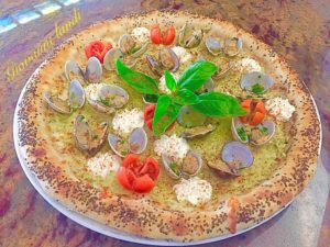 Pizza con le vongole