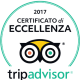 tripadvisor Certificato d'eccellenza 2017